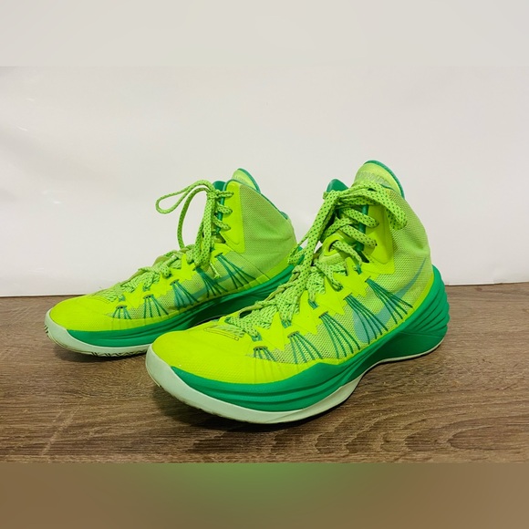 Nike Hyperdunk 2013 flash lime green/arctic green sneakers Men’s US 8.5 - Picture 4 of 11